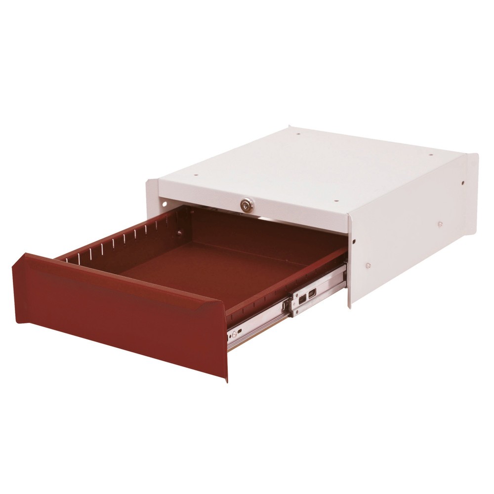 Bedrunka+Hirth Vano inferiore con 1 cassetto per tavolo del sistema postazione di lavoro, AxLxP 140 x 370 x 400 mm, Rosso rubino Immagine del prodotto: Bedrunka+Hirth Vano inferiore con 1 cassetto per tavolo del sistema postazione di lavoro, AxLxP 140 x 370 x 400 mm, Rosso rubino