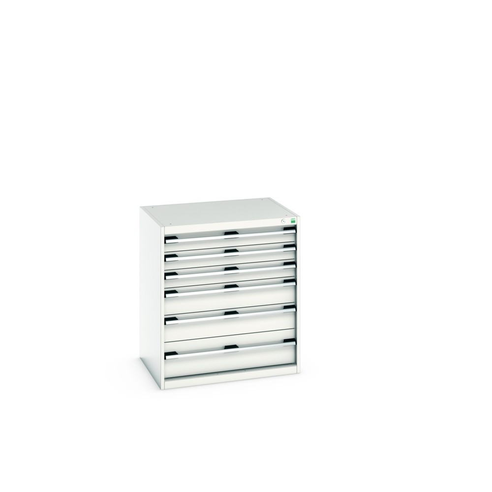 Immagine del prodotto: bott cubio cassettiera, cassetti 3x100 + 2x150 x 1x200 mm, portata 75 kg ciascuno, larghezza 800 mm, grigio chiaro