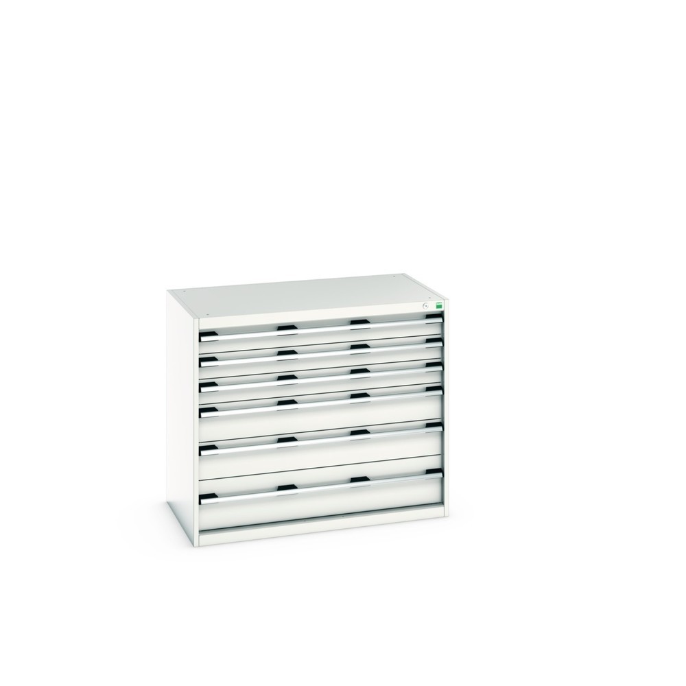 Immagine del prodotto: bott cubio cassettiera, cassetti 3x100 + 2x150+ 1x200 mm, portata 200 kg ciascuno, larghezza 1.050 mm, grigio chiaro