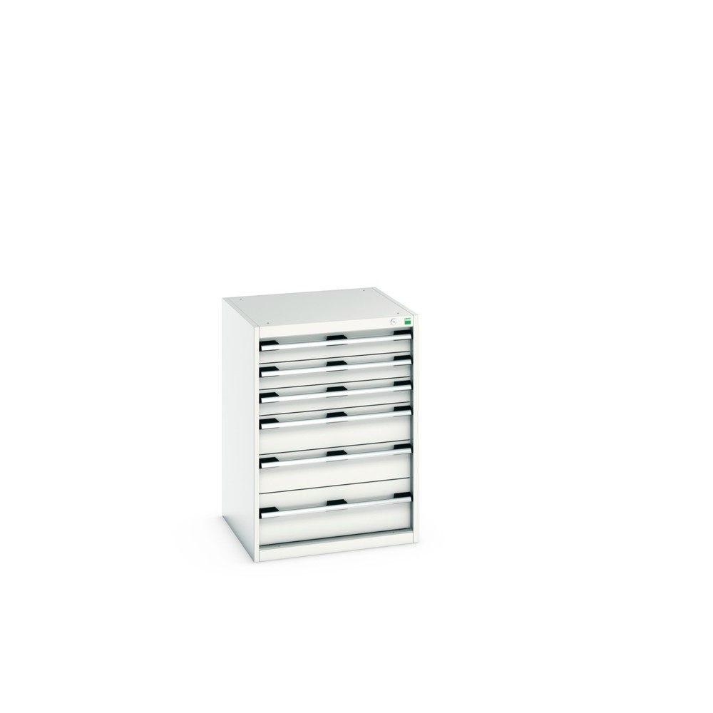 Immagine del prodotto: Cassettiera bott cubio, cassetti 3x100 + 2x150 x 1x200 mm, portata 75 kg ciascuno, larghezza 650 mm, grigio chiaro