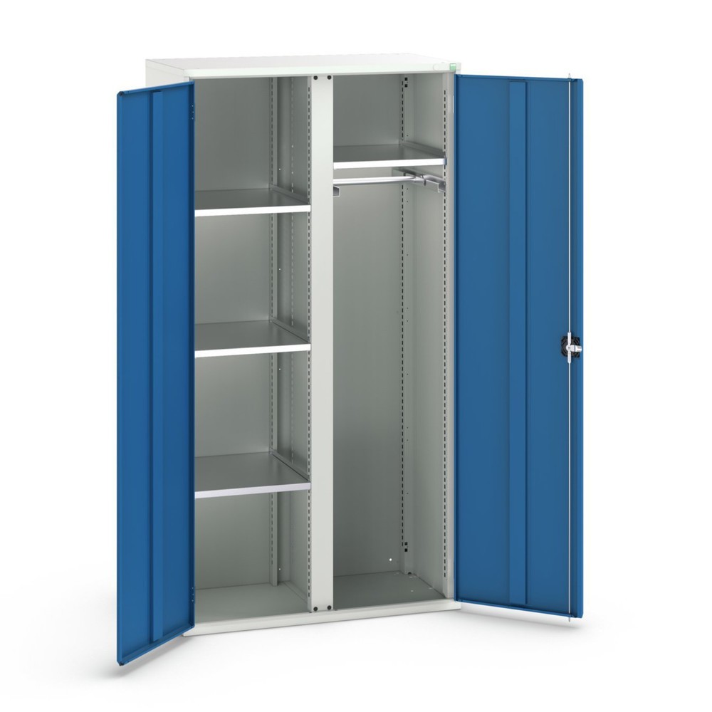 Immagine del prodotto n. 1: bott verso Armadio ad ante battenti, con 4 ripiani e 1 asta appendiabiti, LxPxA: 1050 x 550 x 2000 mm