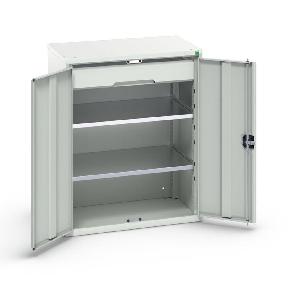 Armadio complementare bott verso con cassetti, con 2 ripiani e 1 cassetto, LxPxA: 800 x 550 x 1000 mm Immagine del prodotto: Armadio complementare bott verso con cassetti, con 2 ripiani e 1 cassetto, LxPxA: 800 x 550 x 1000 mm