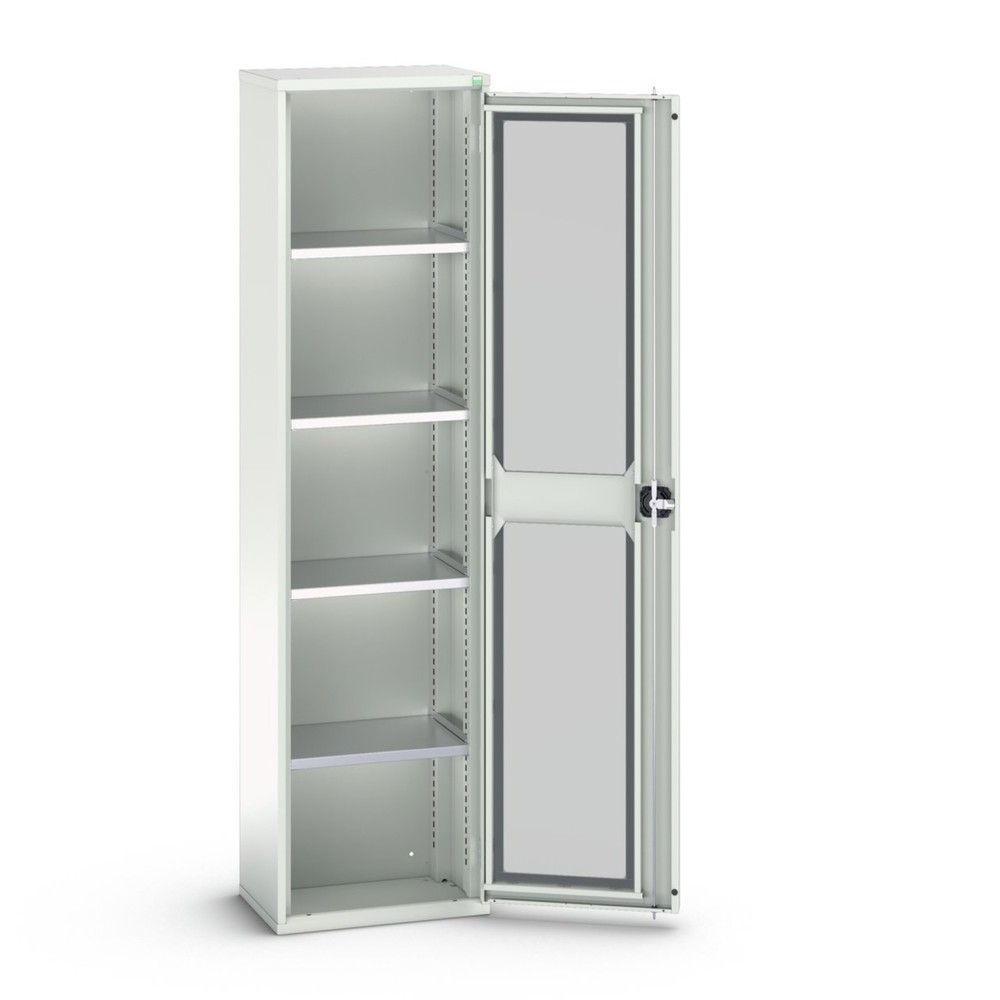 Immagine del prodotto: bott verso Armadio ad ante battenti con finestra d’ispezione, con 4 ripiani, LxPxA: 525 x 350 x 2000 mm