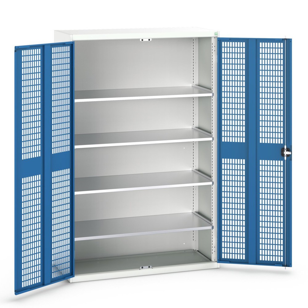 Immagine del prodotto n. 1: bott verso Armadio ad ante battenti con ventilazione, con 4 ripiani, LxPxA: 1300 x 550 x 2000 mm