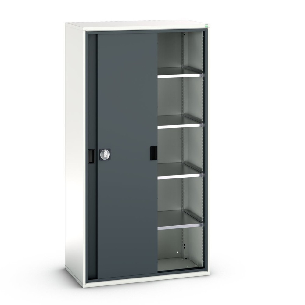Immagine del prodotto: bott verso Armadio ad ante scorrevoli, con 4 ripiani, LxPxA: 1050 x 550 x 2000 mm
