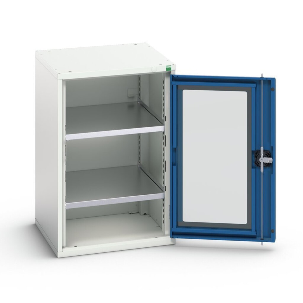 bott verso Armadio con anta a finestra, con 2 ripiani, LxPxA: 525 x 550 x 800 mm Immagine del prodotto: bott verso Armadio con anta a finestra, con 2 ripiani, LxPxA: 525 x 550 x 800 mm