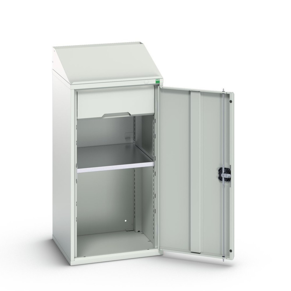 Immagine del prodotto: bott verso Armadio con scrittoio, con 1 ripiano e 1 cassetto, LxPxA: 525 x 550 x 1130 mm