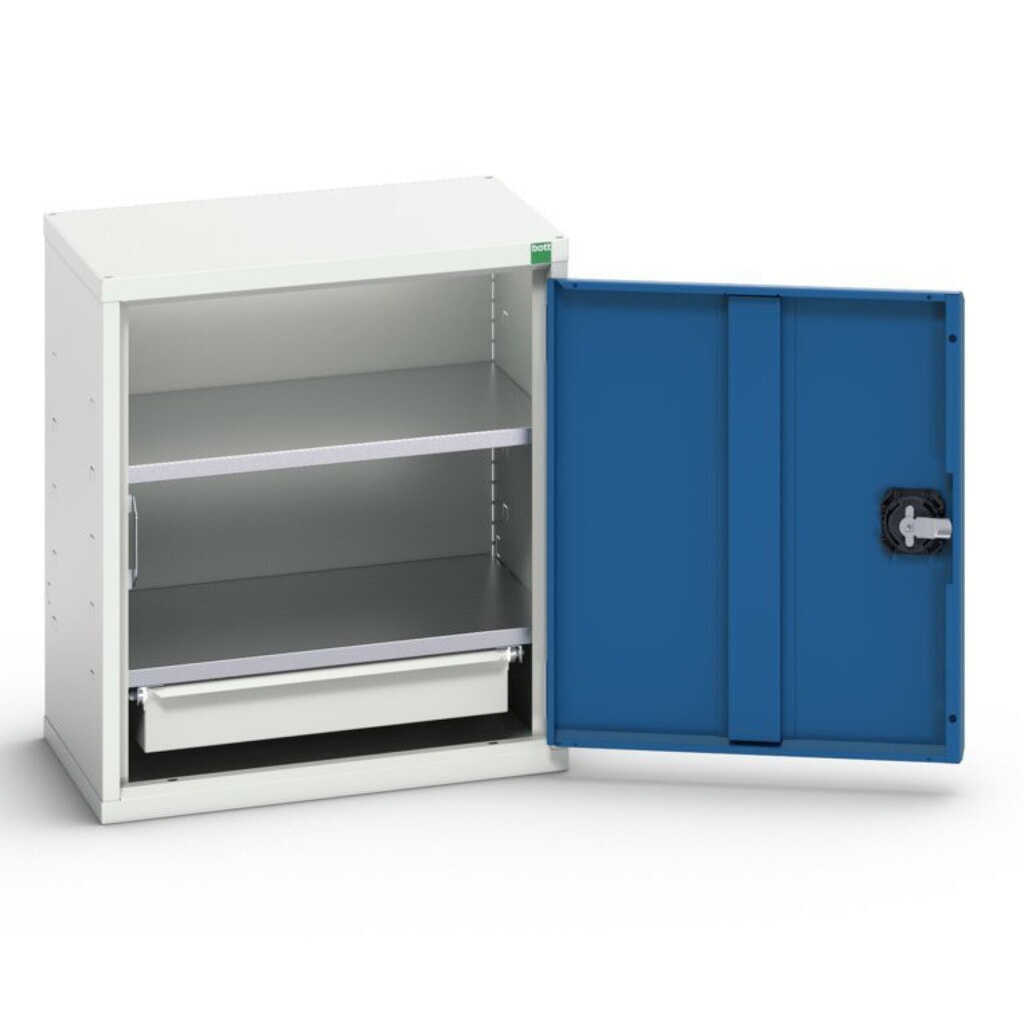 bott verso Armadio Economy, con 2 ripiani e 1 cassetto, LxPxA: 525 x 350 x 600 mm Immagine del prodotto: bott verso Armadio Economy, con 2 ripiani e 1 cassetto, LxPxA: 525 x 350 x 600 mm