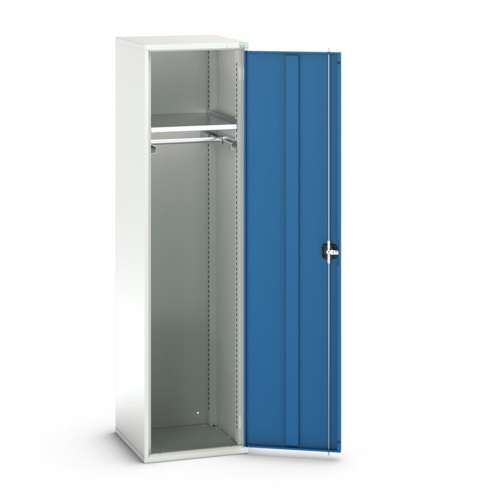 Immagine del prodotto: bott verso armadio guardaroba, con 1 ripiano e 1 asta appendiabiti, LxPxA: 525 mm x 550 mm x 2000 mm