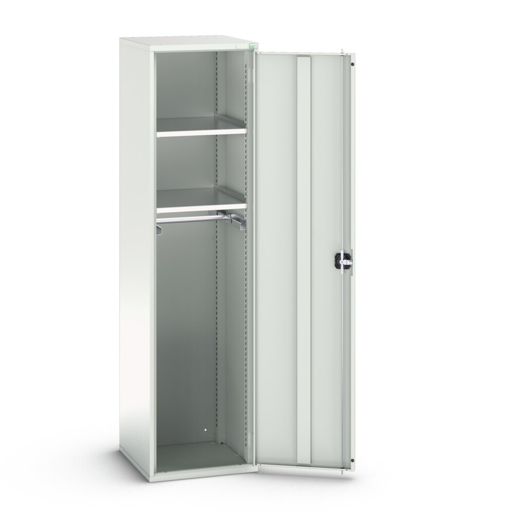 bott verso Armadio guardaroba, con 2 ripiani e 1 asta appendiabiti, LxPxA: 525 x 550 x 2000 mm Immagine del prodotto: bott verso Armadio guardaroba, con 2 ripiani e 1 asta appendiabiti, LxPxA: 525 x 550 x 2000 mm