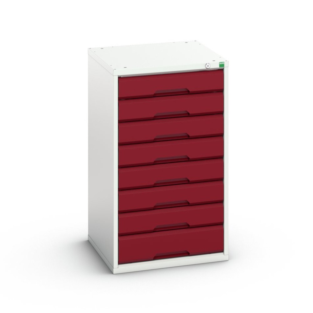 Immagine del prodotto: bott verso Cassettiera, con 8 cassetti e a estrazione singola, LxPxA: 525 x 550 x 900 mm