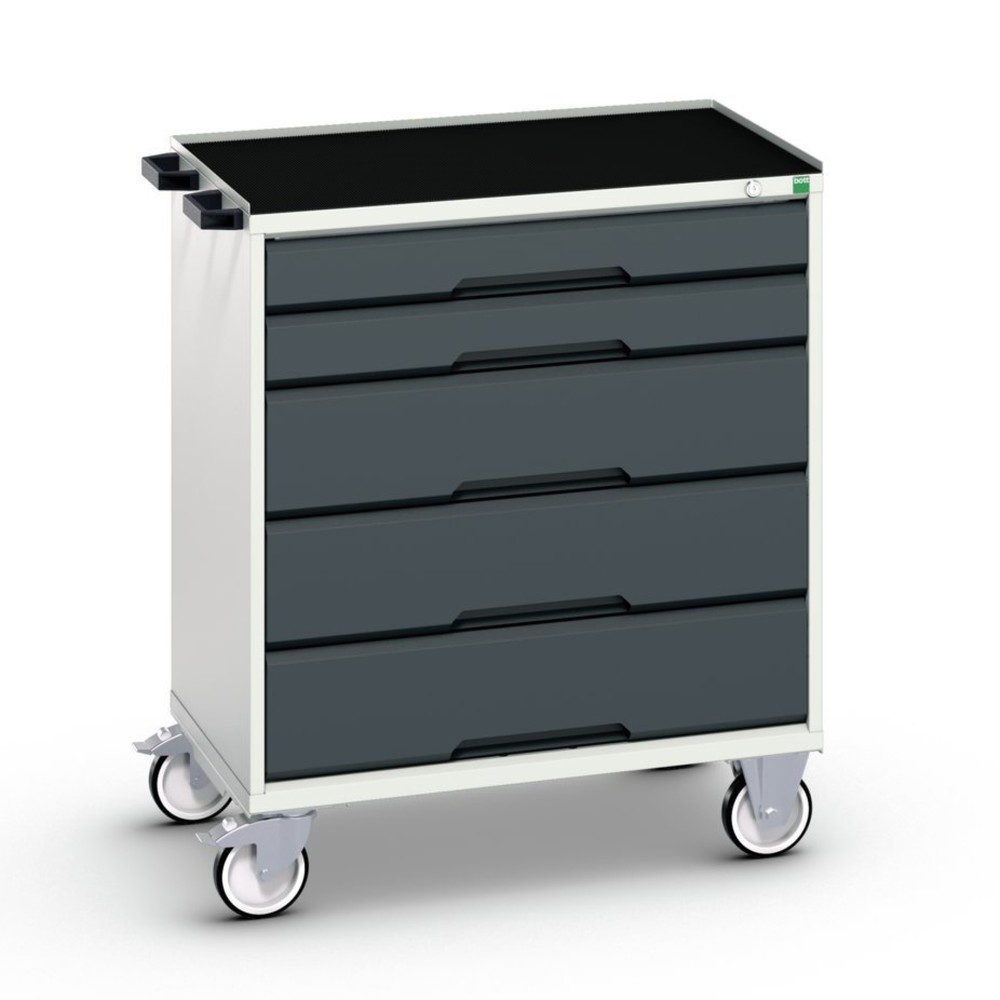 Immagine del prodotto: bott verso Cassettiera mobile, con 5 cassetti e bordo rialzato, LxPxA: 800 x 550 x 965 mm