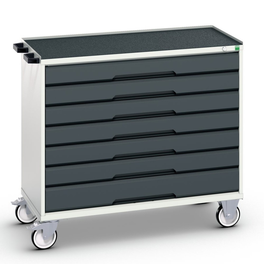 Immagine del prodotto: bott verso Cassettiera mobile, con 7 cassetti e bordo rialzato, LxPxA: 1050 x 550 x 965 mm