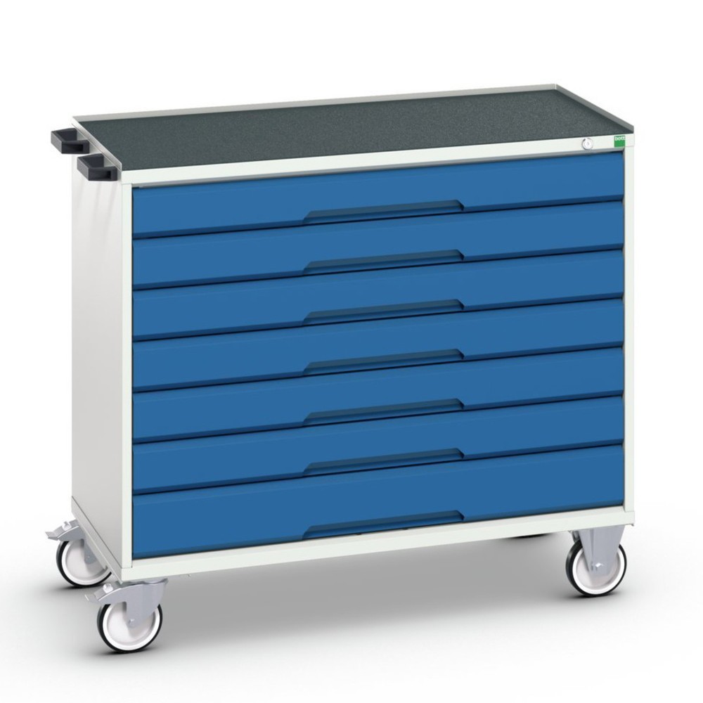 Immagine del prodotto: bott verso Cassettiera mobile, con 7 cassetti e bordo rialzato, LxPxA: 1050 x 550 x 965 mm