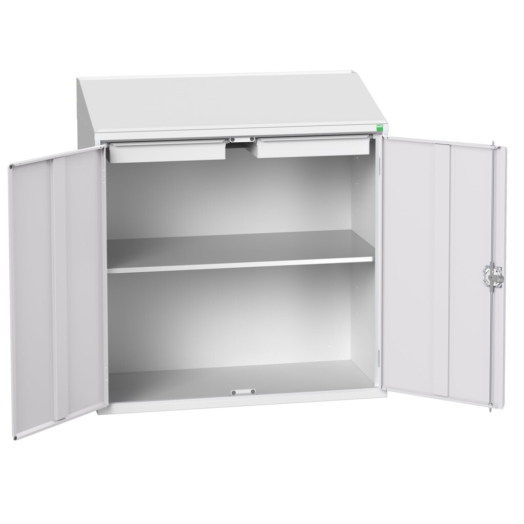 Immagine del prodotto: bott verso Scrittoio Economy, con 1 ripiano e 2 cassetti, LxPxA: 1050 x 550 x 1130 mm