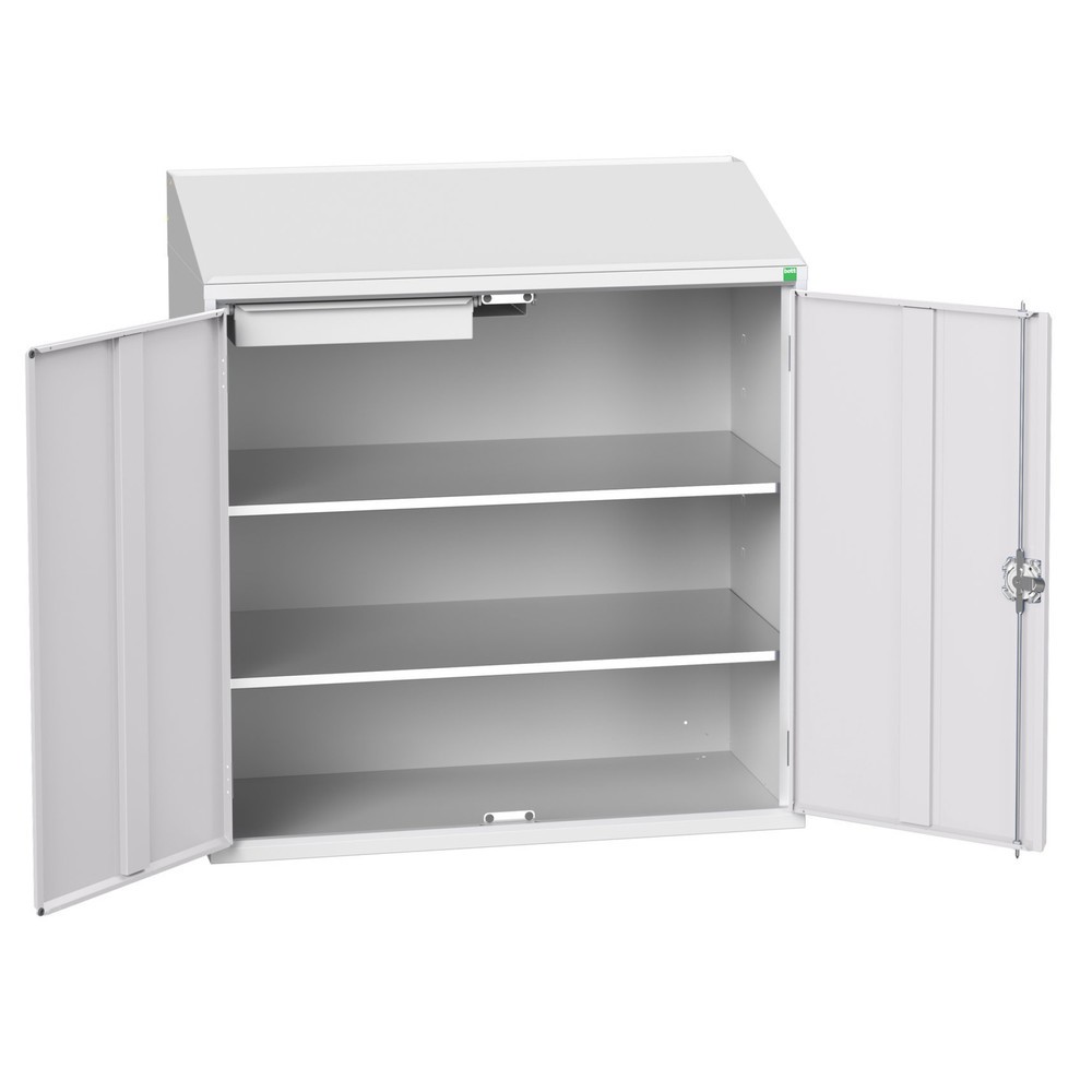 Immagine del prodotto: bott verso Scrittoio Economy, con 2 ripiani e 1 cassetto, LxPxA: 1050 x 550 x 1130 mm