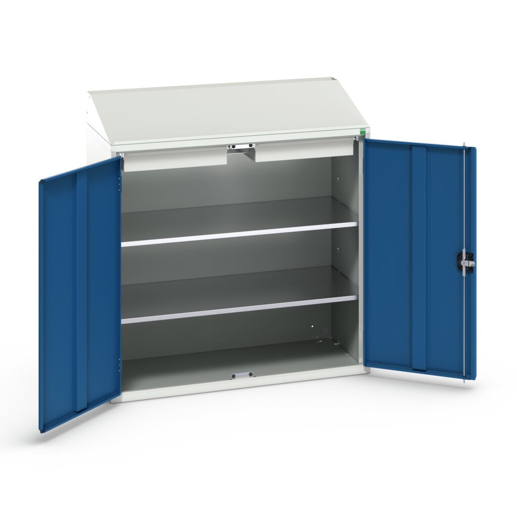 Immagine del prodotto: bott verso Scrittoio Economy, con 2 ripiani e 2 cassetti, LxPxA: 1050 x 550 x 1130 mm
