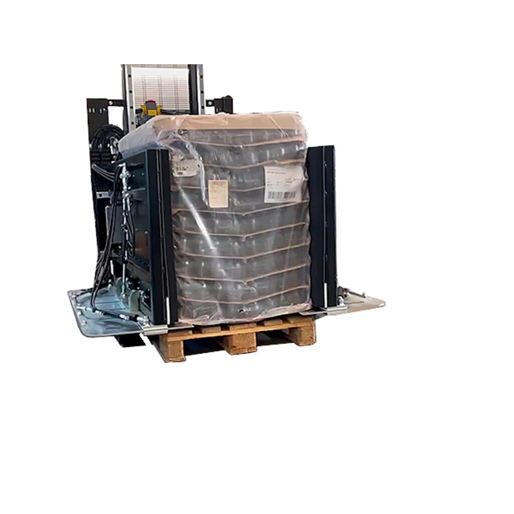 Cambiatore di pallet mobile senza ribaltamento, rotazione o svolta, apertura 522 - 1.213 mm, portata 1.000 kg Immagine del prodotto: Cambiatore di pallet mobile senza ribaltamento, rotazione o svolta, apertura 522 - 1.213 mm, portata 1.000 kg