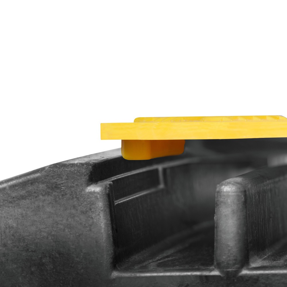 Immagine del prodotto n. 3: Canalina passacavi con 5 vani, innestabile, AxLxP 50 x 900 x 500 mm, nero/giallo