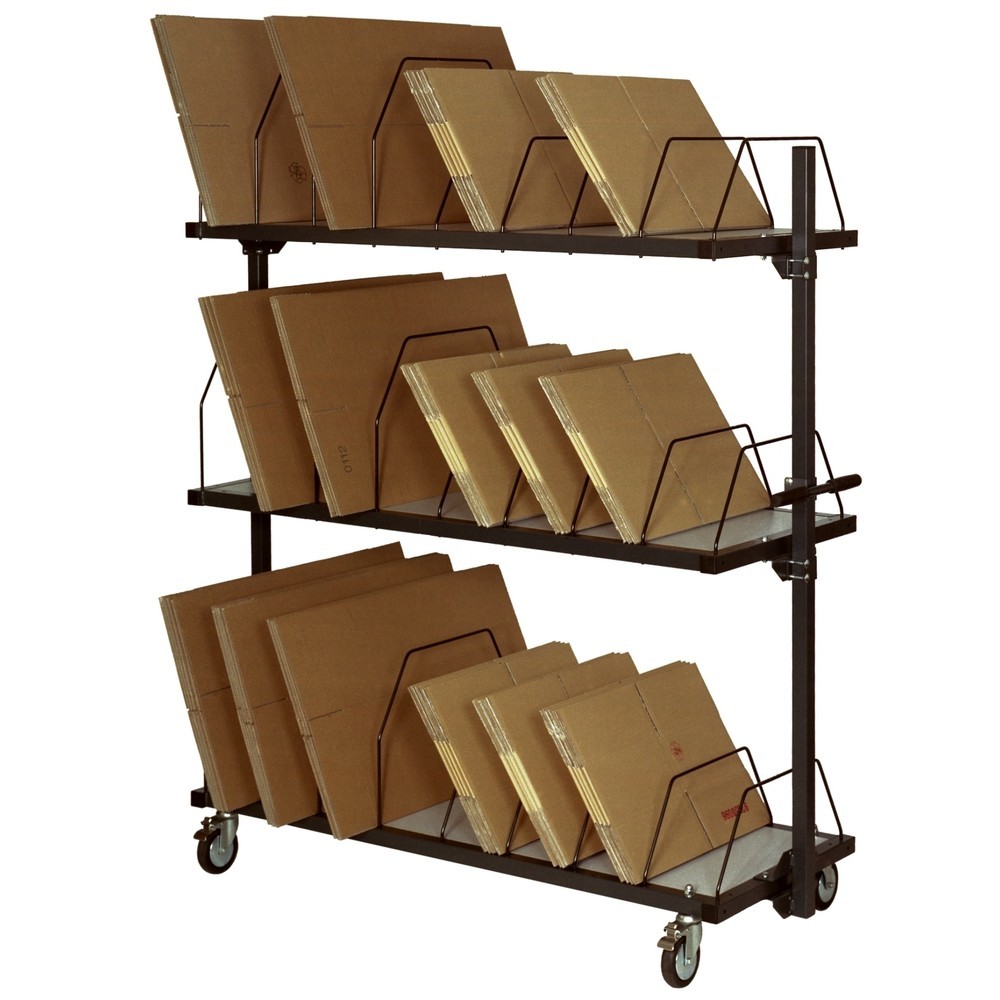 Immagine del prodotto n. 3: Caricatore per imballi in cartone con staffa richiudibile, 3 livelli, HxLxP 1.860 x 1.600 x 600 mm