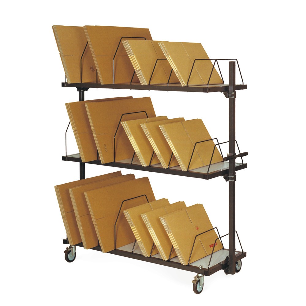 Immagine del prodotto n. 1: Caricatore per imballi in cartone con staffa richiudibile, 2 livelli, HxLxP 1.260 x 1.600 x 600 mm