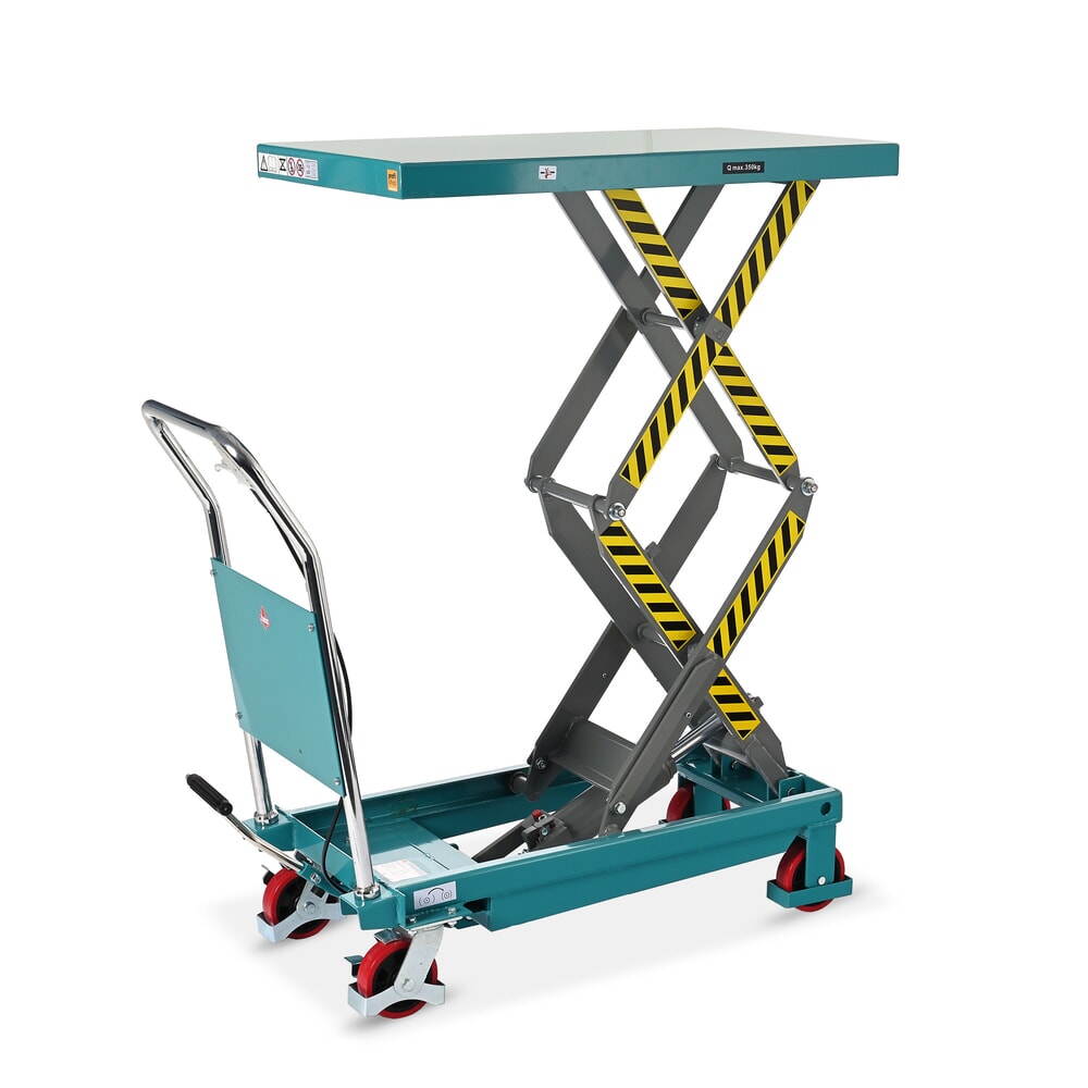 Immagine del prodotto n. 1: Carrello a doppio pantografo con piano elevatore Ameise®, portata 700 kg, piattaforma da 1.220 x 610 mm