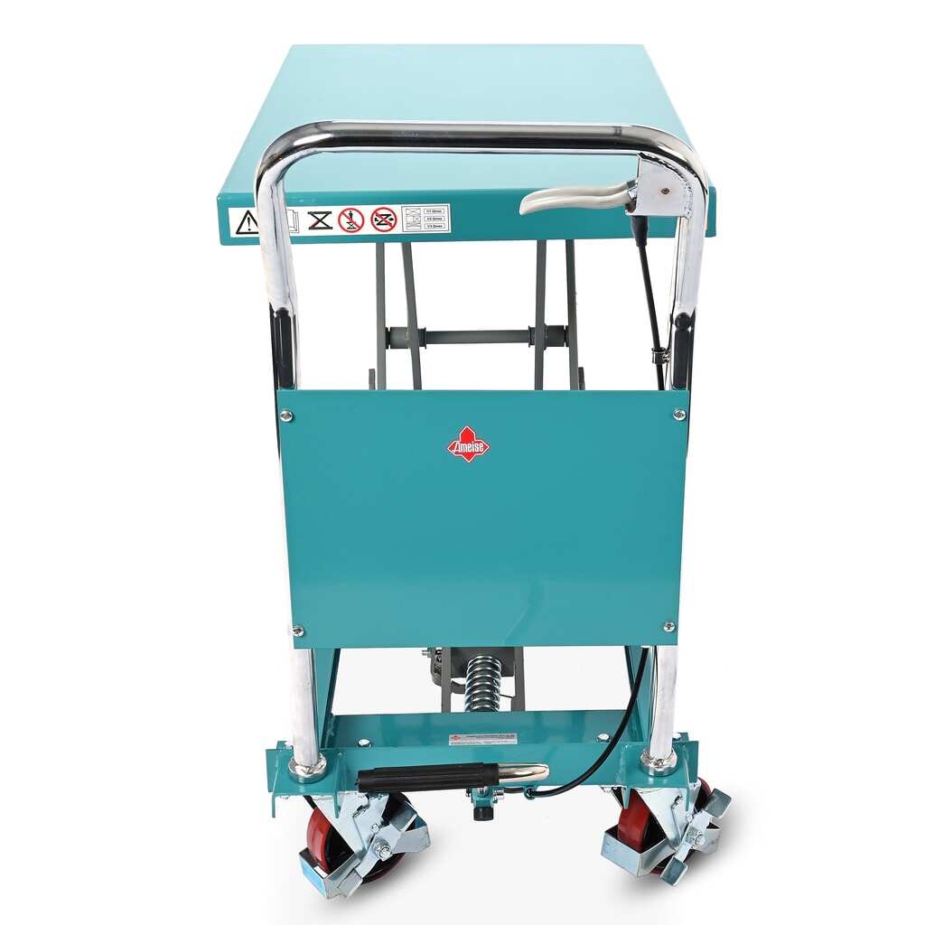 Carrello a pantografo con piano elevatore Ameise®, staffa fissa, portata 500 kg, piattaforma da 850 x 500 mm Immagine del prodotto n. 5: Carrello a pantografo con piano elevatore Ameise®, staffa fissa, portata 500 kg, piattaforma da 850 x 500 mm
