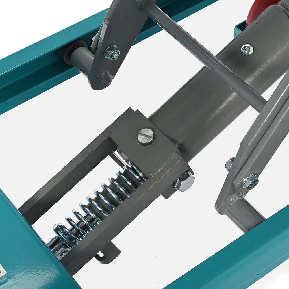Immagine del prodotto n. 5: Carrello a pantografo con piano elevatore Ameise®, staffa fissa, portata 500 kg, piattaforma da 850 x 500 mm