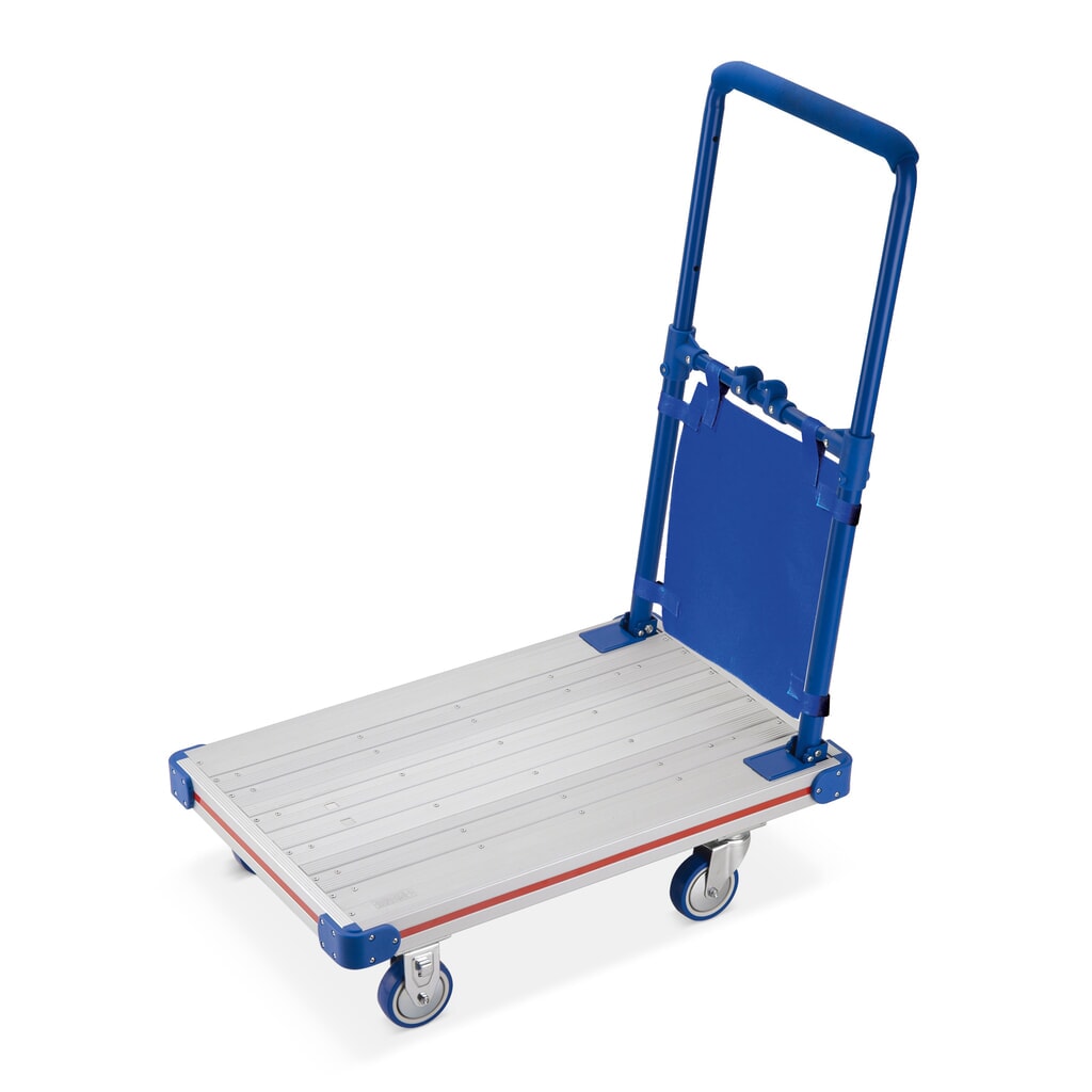 Immagine del prodotto: Carrello a piattaforma in alluminio, pieghevole, portata 150 kg