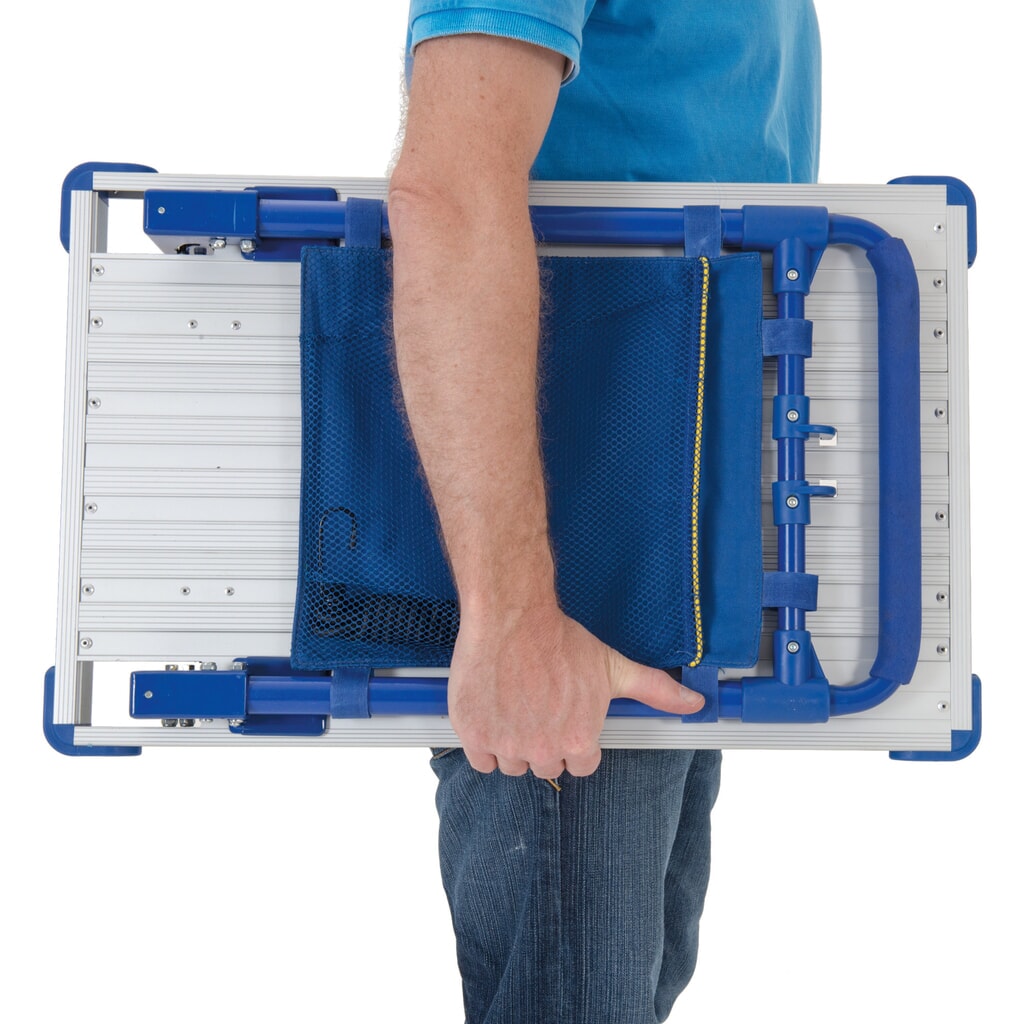 Immagine del prodotto n. 4: Carrello a piattaforma in alluminio, pieghevole, portata 150 kg