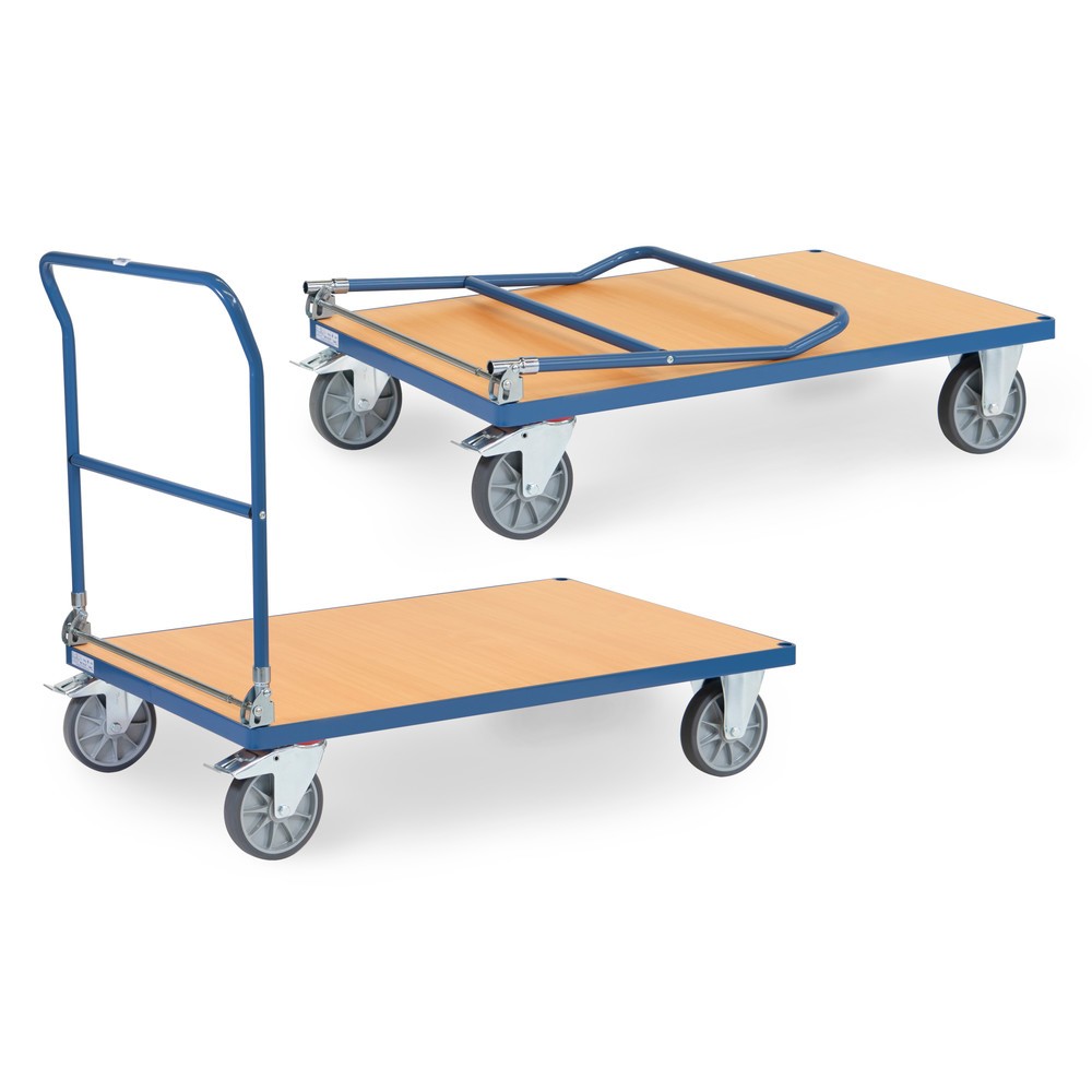 Immagine del prodotto n. 1: fetra® Carrello pieghevole con piattaforma, capacità di carico 600 kg, superficie di carico LxP 1200 x 800 mm