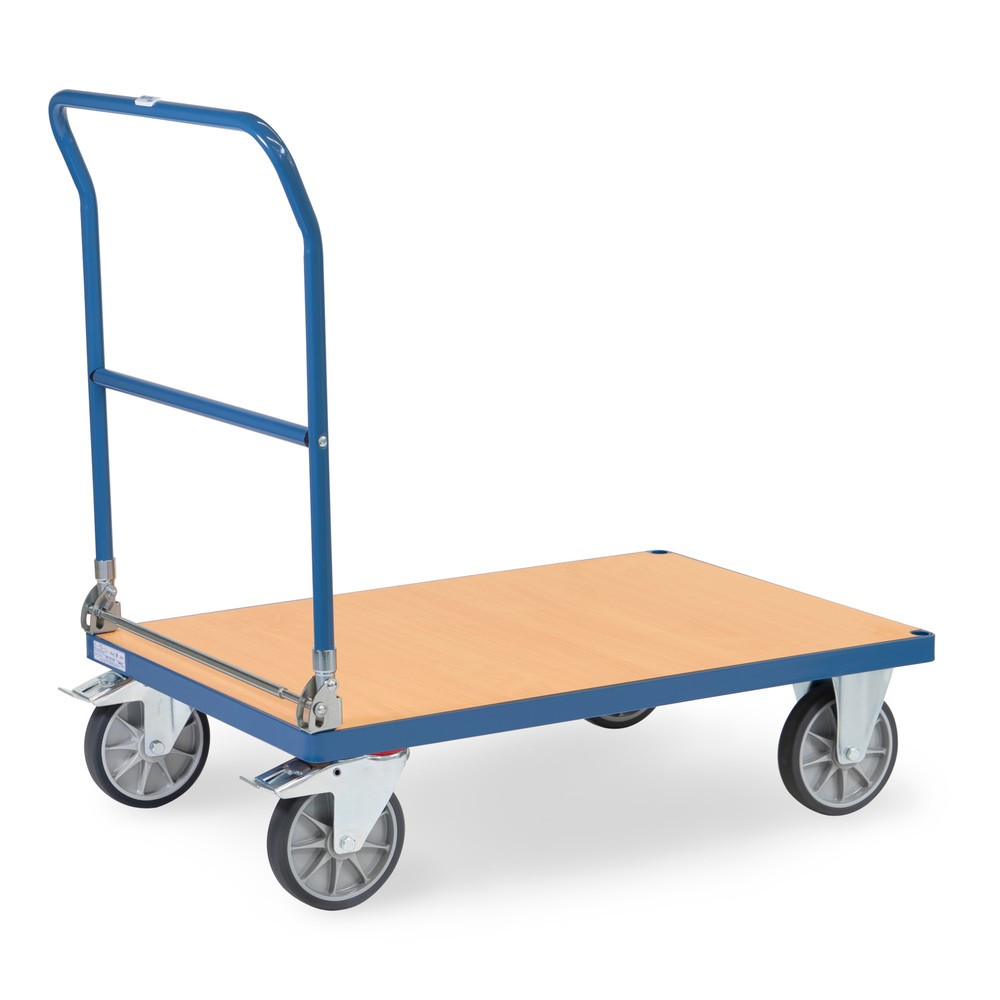 Immagine del prodotto n. 3: fetra® Carrello pieghevole con piattaforma, capacità di carico 600 kg, superficie di carico LxP 1.000 x 700 mm