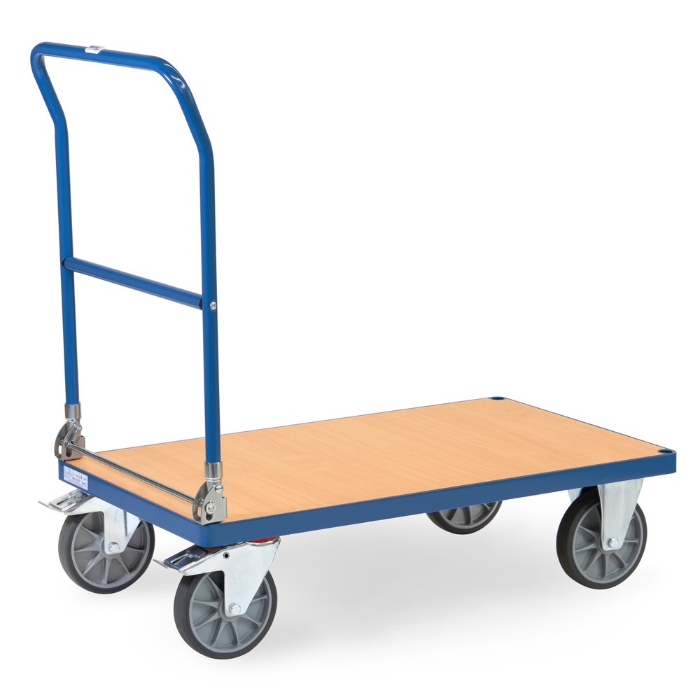 Immagine del prodotto n. 3: fetra® Carrello pieghevole con piattaforma, capacità di carico 600 kg, superficie di carico LxP 1.000 x 600 mm