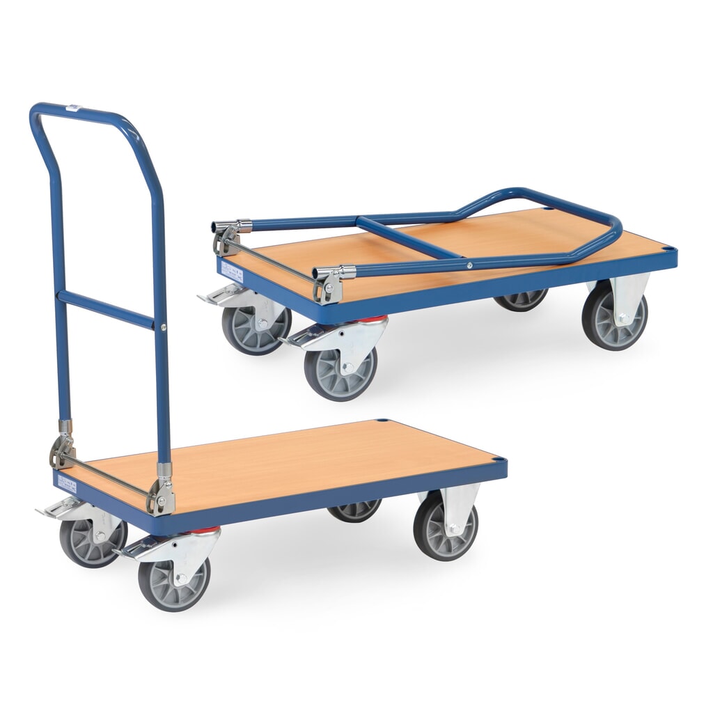 fetra® Carrello pieghevole con piattaforma, capacità di carico 500 kg, superficie di carico LxP 850 x 500 mm Immagine del prodotto n. 1: fetra® Carrello pieghevole con piattaforma, capacità di carico 500 kg, superficie di carico LxP 850 x 500 mm