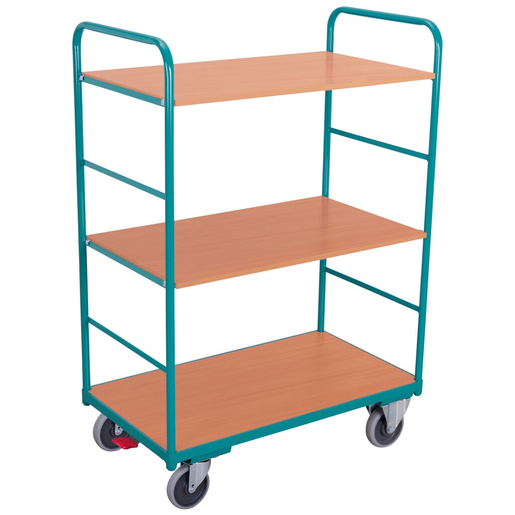 carrello a ripiani Ameise®, capacità di carico 250 kg, aperto su tutti i lati, 3 livelli da 1.000 x 600 mm Immagine del prodotto n. 1: carrello a ripiani Ameise®, capacità di carico 250 kg, aperto su tutti i lati, 3 livelli da 1.000 x 600 mm