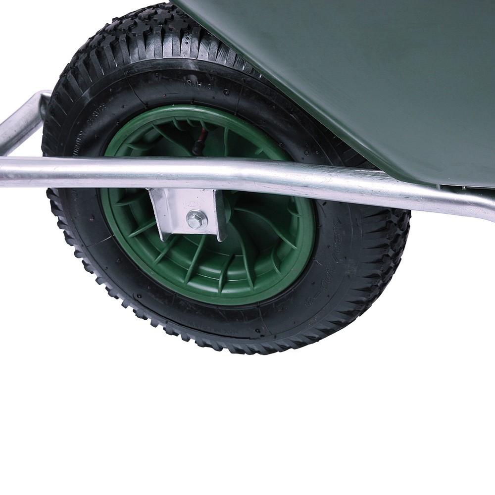 Immagine del prodotto n. 2: Carrello a spinta, portata 150 kg, 80 l, PVC verde