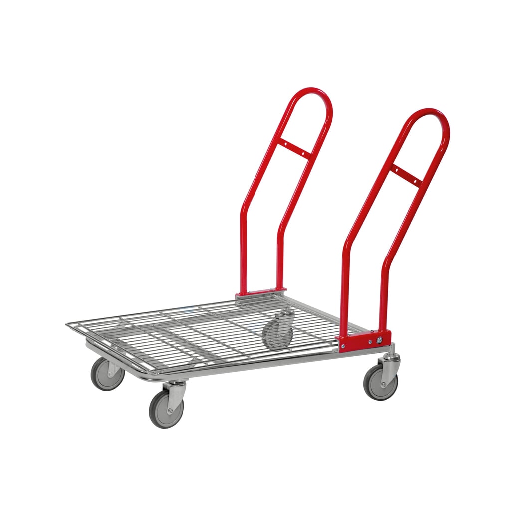 Carrello Cash-'n'-Carry, per merci di grandi dimensioni, staffa laterale, superficie di carico LxP 600 x 850 mm Immagine del prodotto: Carrello Cash-'n'-Carry, per merci di grandi dimensioni, staffa laterale, superficie di carico LxP 600 x 850 mm