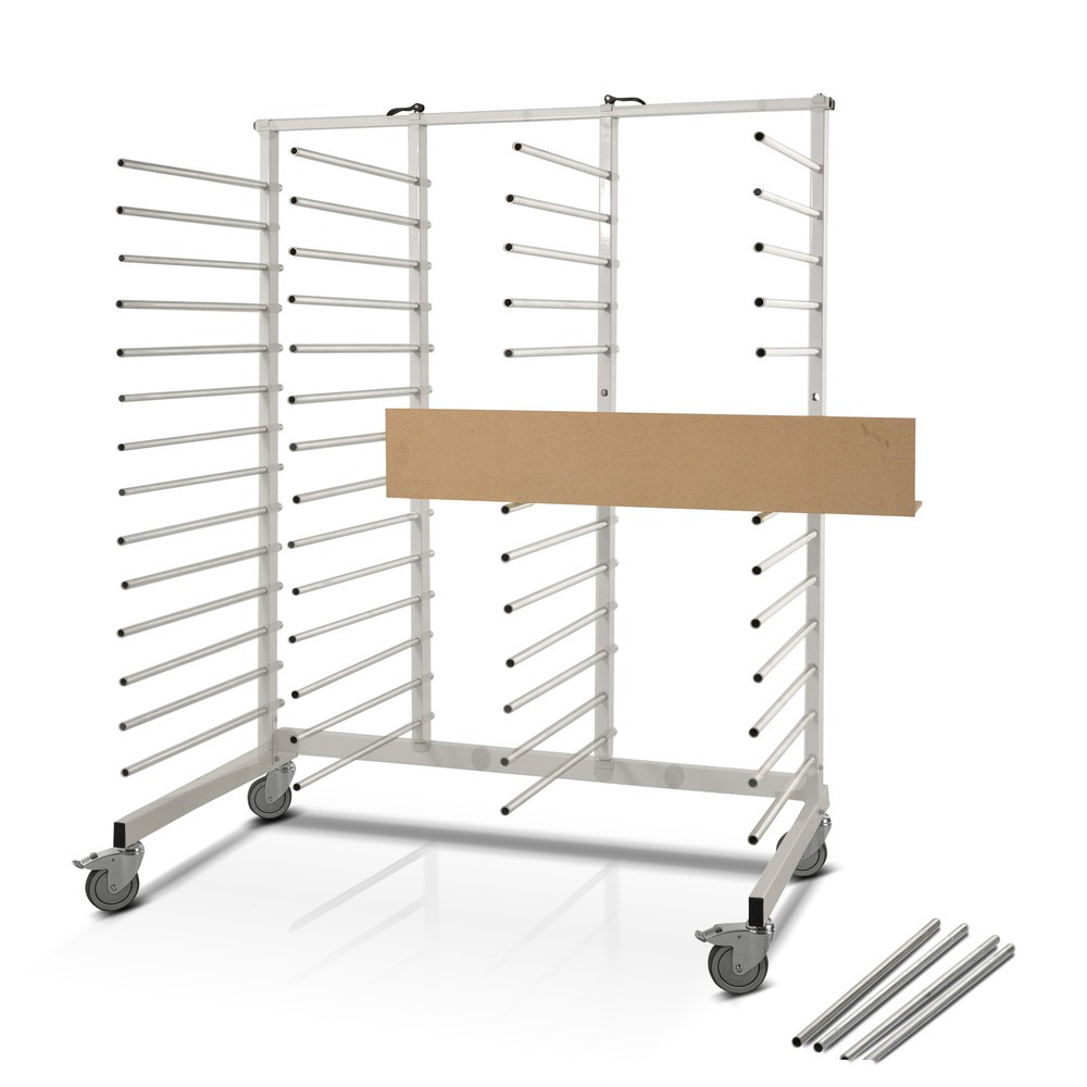 Immagine del prodotto n. 2: Carrello Kongamek con braccio di supporto, verniciato, 4 x 14 bracci zincati, portata 300 kg