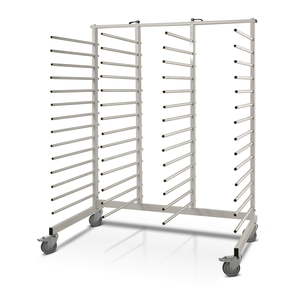 Carrello Kongamek con braccio di supporto, verniciato, 4 x 14 bracci zincati, portata 300 kg Immagine del prodotto: Carrello Kongamek con braccio di supporto, verniciato, 4 x 14 bracci zincati, portata 300 kg
