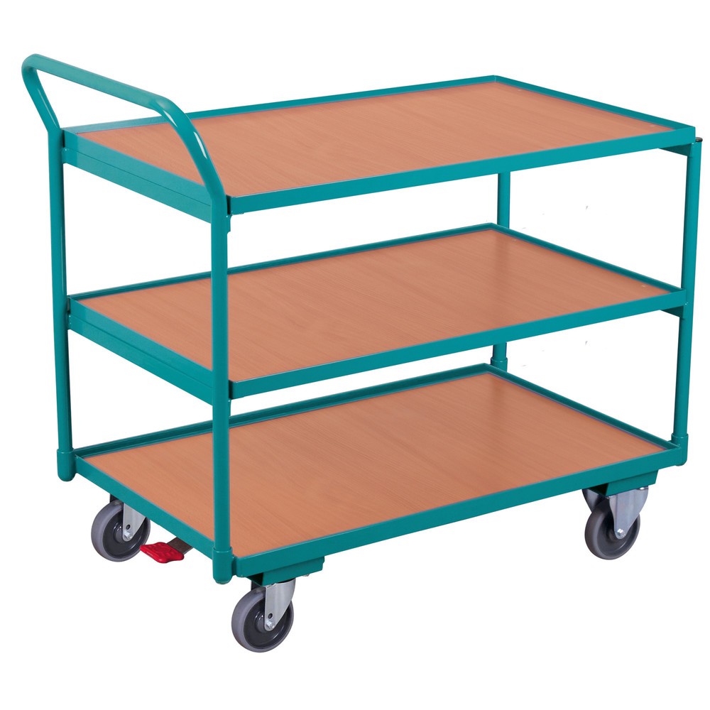 Immagine del prodotto n. 1: Carrello con pianale Ameise®, staffa verticale, 3 piani da 850 x 500 mm