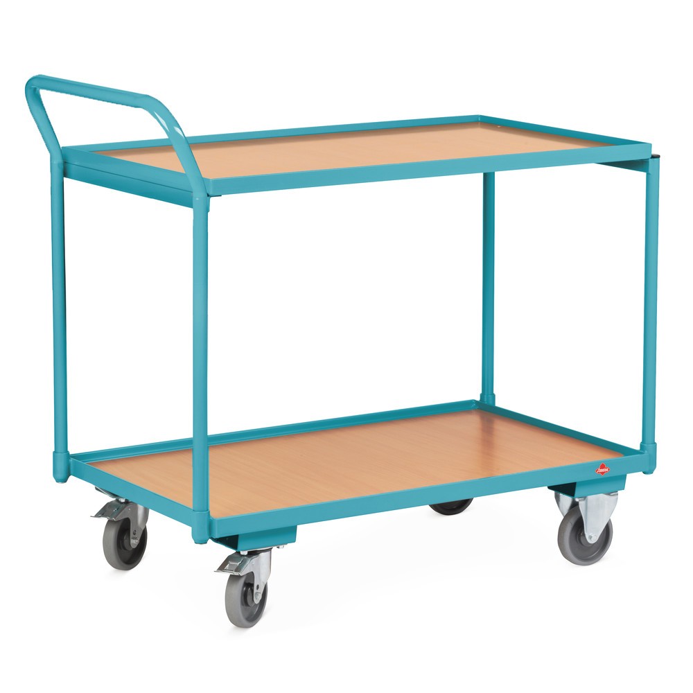Immagine del prodotto n. 4: Carrello con pianale Ameise®, staffa verticale, 2 piani da 1.000 x 600 mm