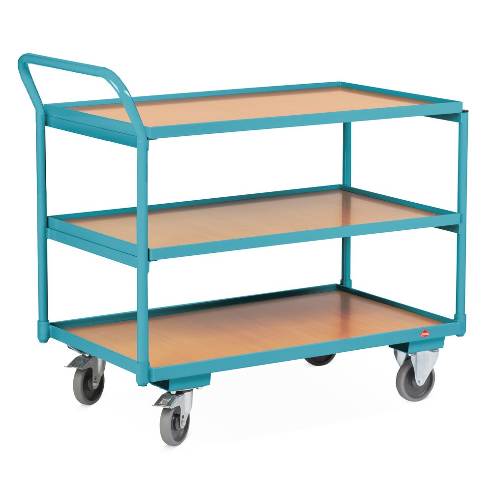 Immagine del prodotto n. 4: Carrello con pianale Ameise®, staffa verticale, 3 piani da 850 x 500 mm