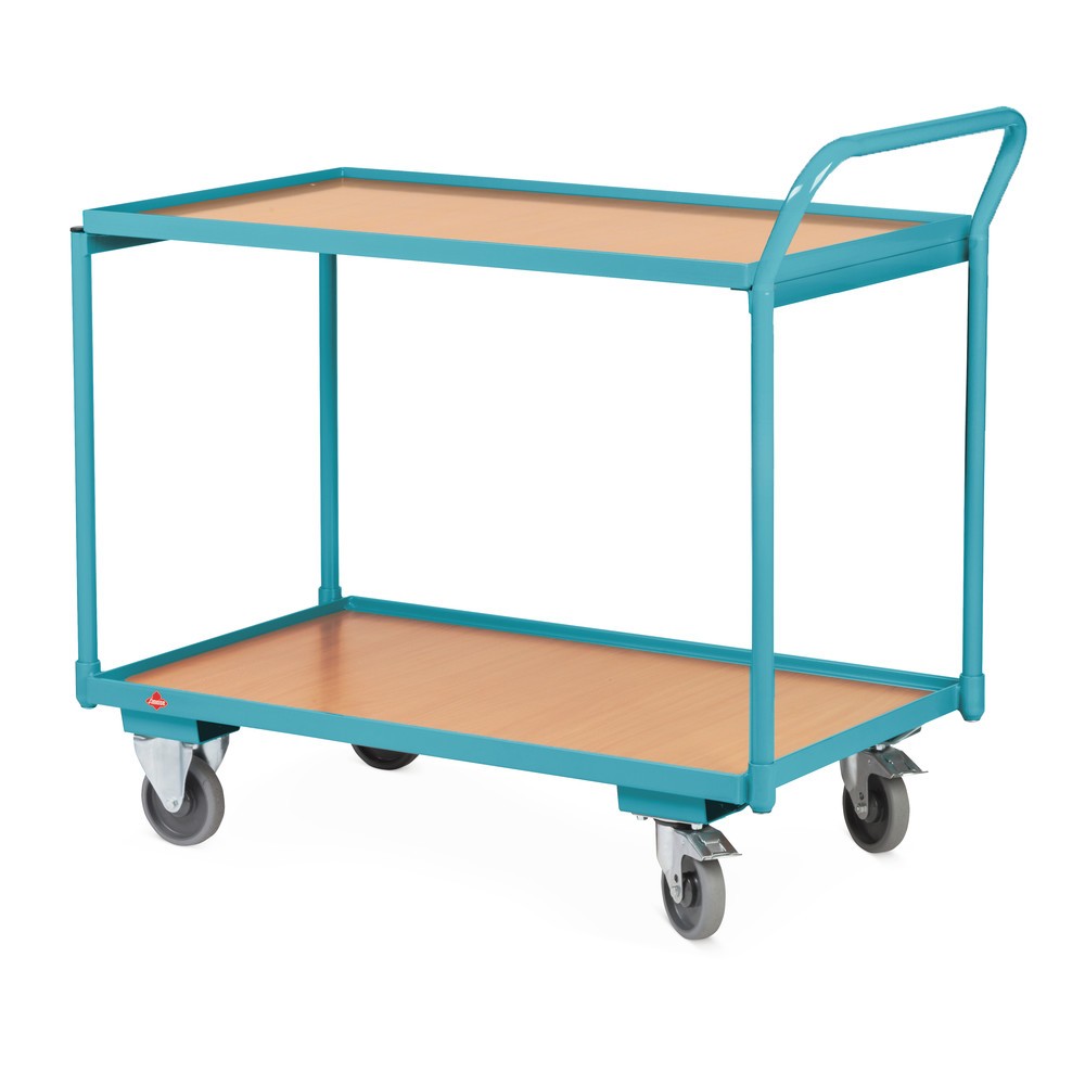 Immagine del prodotto n. 3: Carrello con pianale Ameise®, staffa verticale, 2 piani da 1.000 x 600 mm