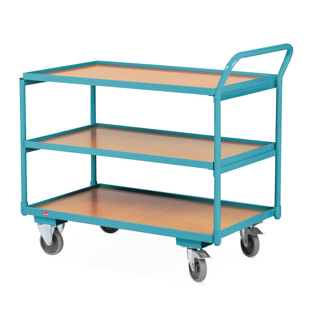 Immagine del prodotto n. 3: Carrello con pianale Ameise®, staffa verticale, 3 piani da 850 x 500 mm