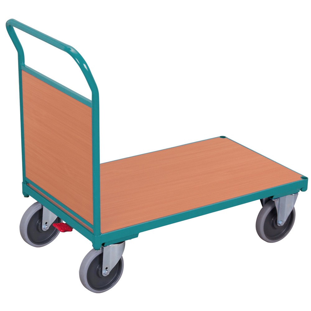 Immagine del prodotto: carrello a piattaforma Ameise®, con parete anteriore, zona di carico LxP 600 x 1.030 mm