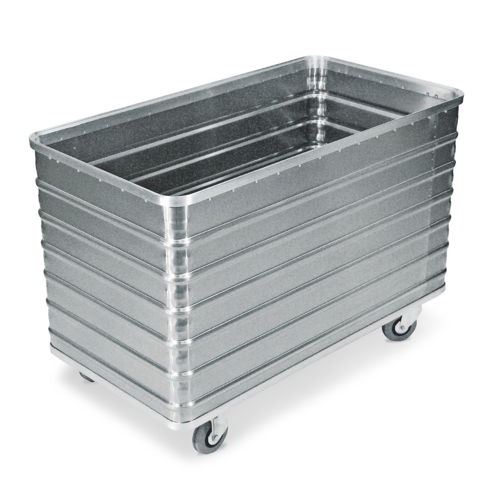 Immagine del prodotto: Carrello contenitore in alluminio con pareti chiuse, volume 415 litri