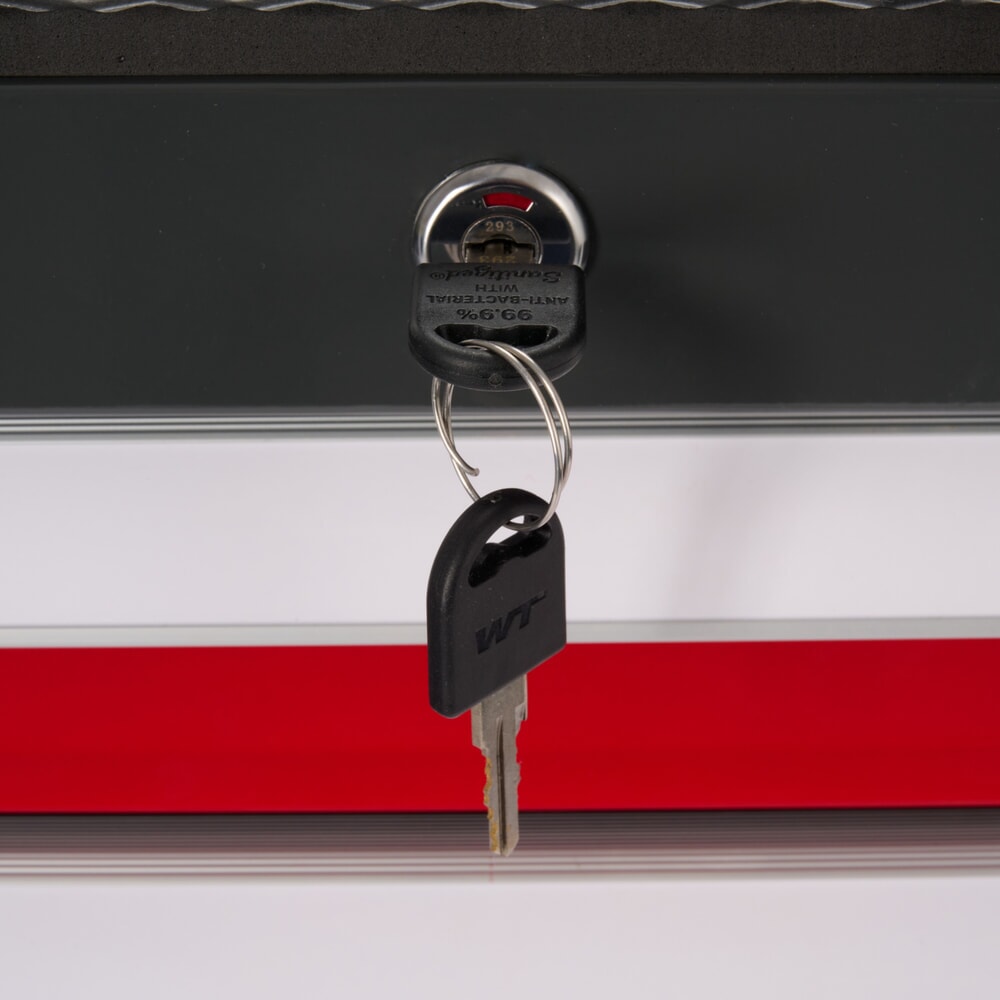 Immagine del prodotto n. 8: Carrello da officina Steinbock® S, 5 cassetti, con serratura, incl. assortimento di utensili da 92 pezzi