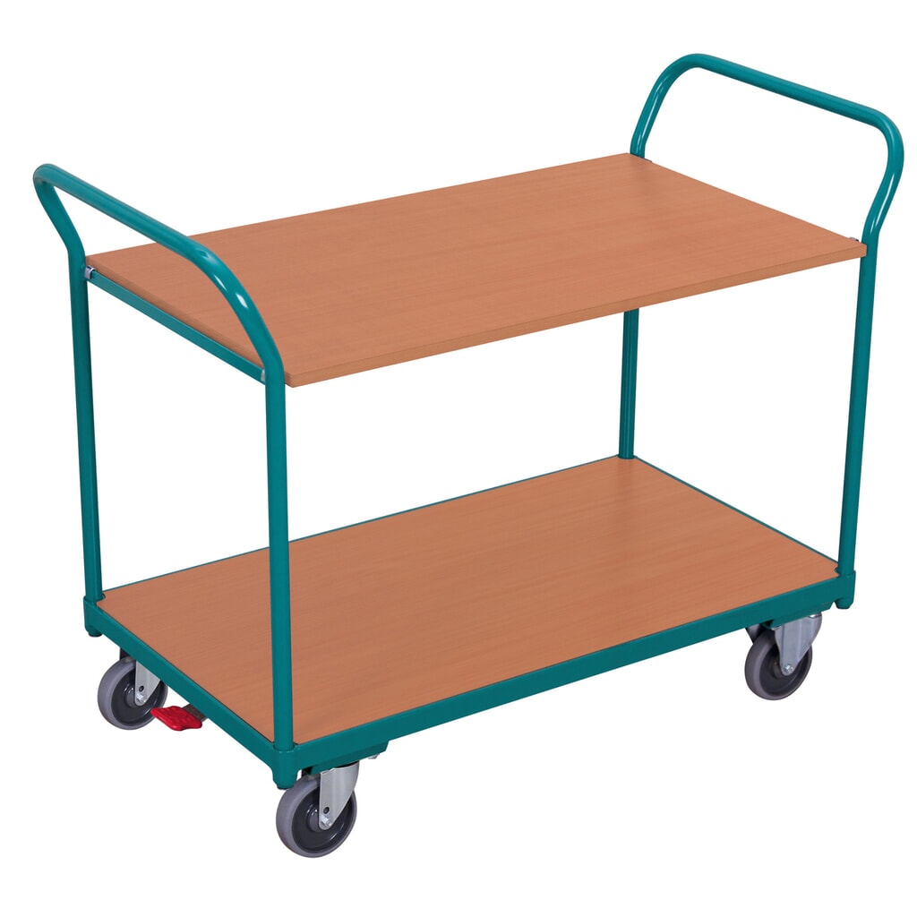 carrello da tavolo Ameise®, con 2 livelli da 850 x 500 mm Immagine del prodotto: carrello da tavolo Ameise®, con 2 livelli da 850 x 500 mm