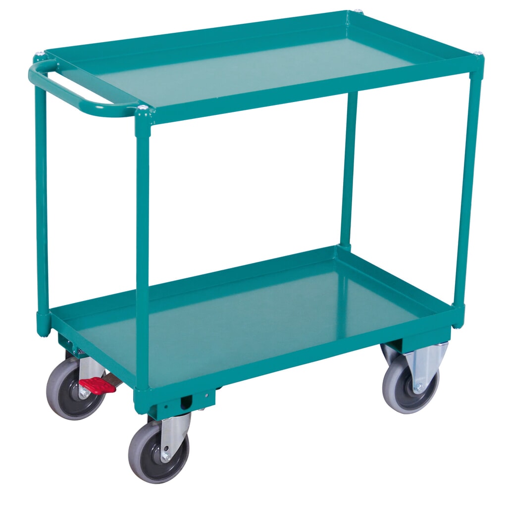 Immagine del prodotto: carrello da tavolo Ameise®, con vasche antiolio, 2 livelli da 846 x 496 mm