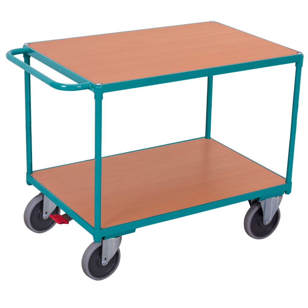 carrello da tavolo pesante Ameise®, 2 livelli da 850 x 500 mm Immagine del prodotto: carrello da tavolo pesante Ameise®, 2 livelli da 850 x 500 mm